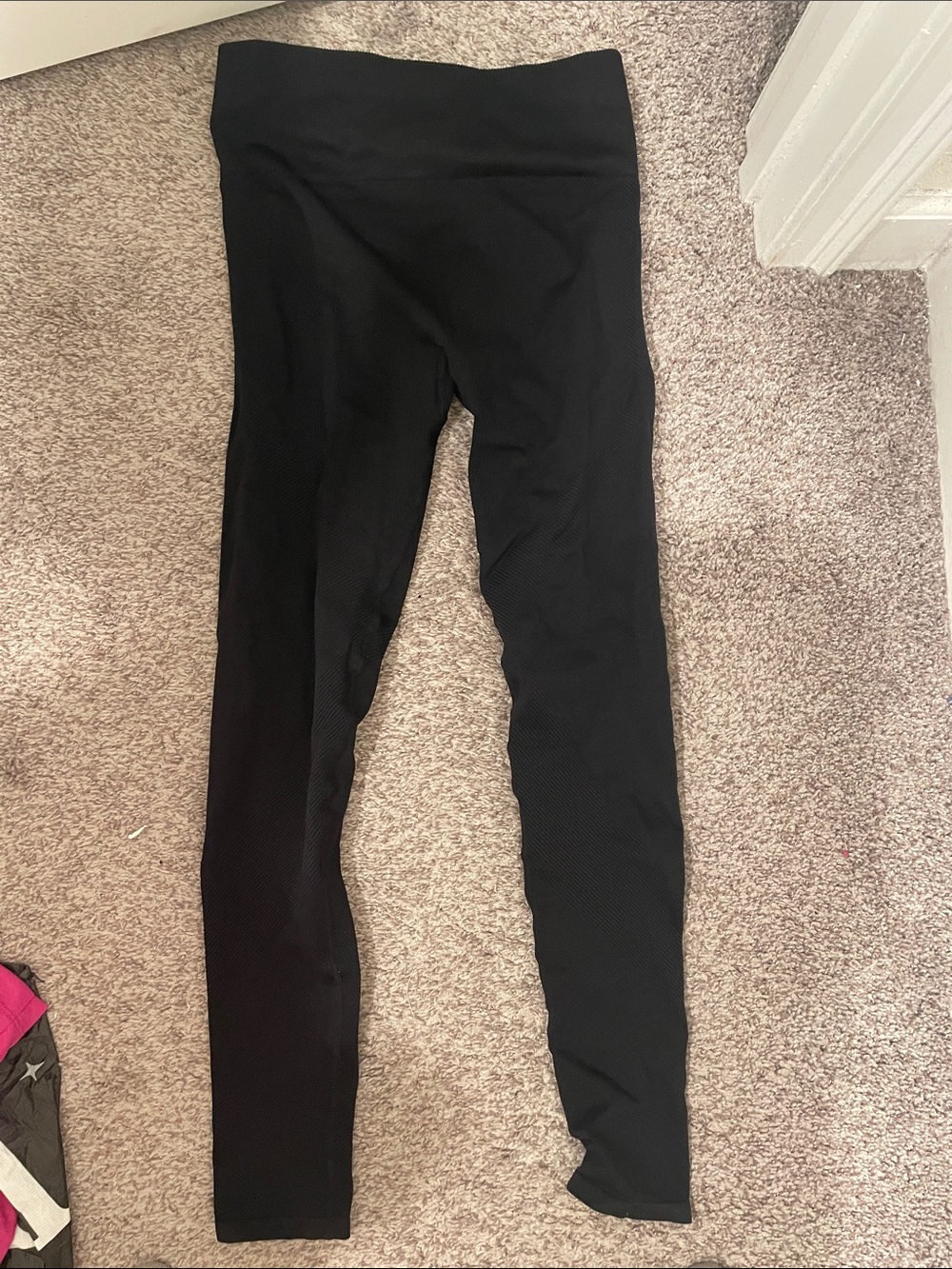 Fabletics Black Seamless full length leggings medium